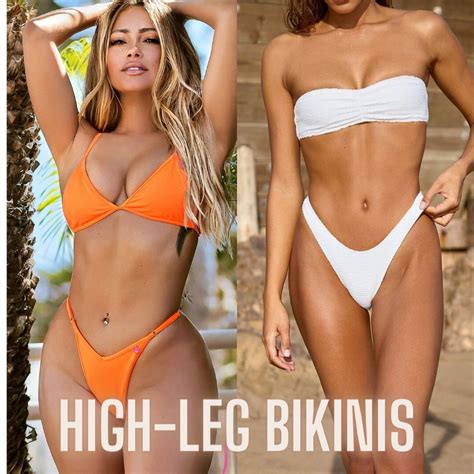 High Leg Bikini Bottoms | High Cut Swimsuits – IRHAZ
