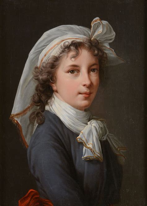 Élisabeth Vigée Le Brun | Self-Portrait, half-length, in a blue dress ...