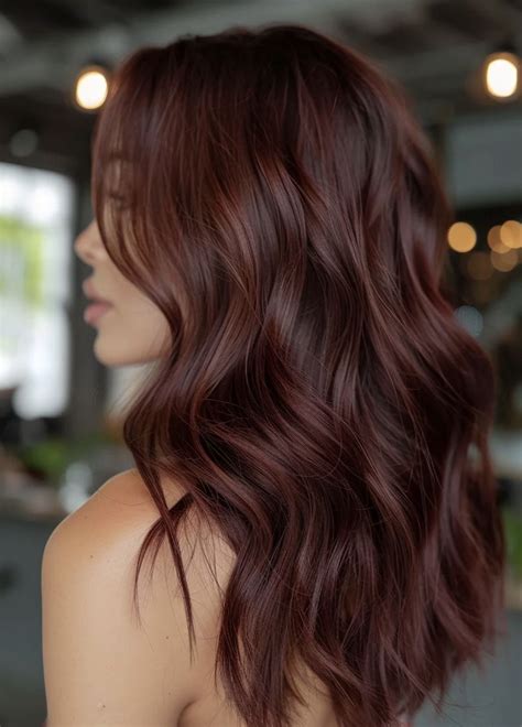 Pin by Beata Waloszczyk on ciemne rude in 2025 | Chestnut hair color ...