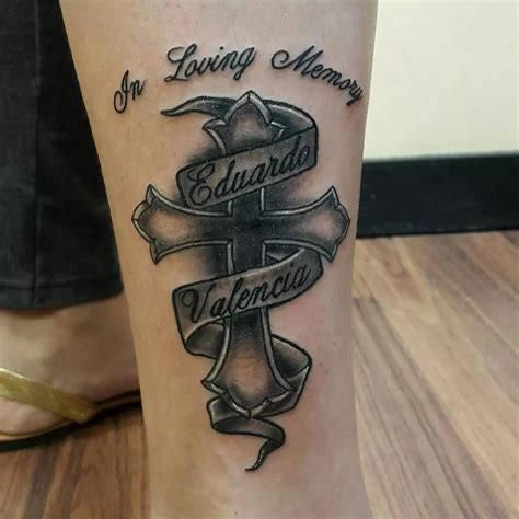 Forearm in loving memory tattoos - Bronctattooaus.com