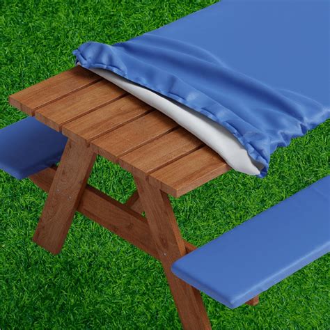 Amazon.com : Sorfey Picnic Table Cover with Bench Covers -Fitted with ...