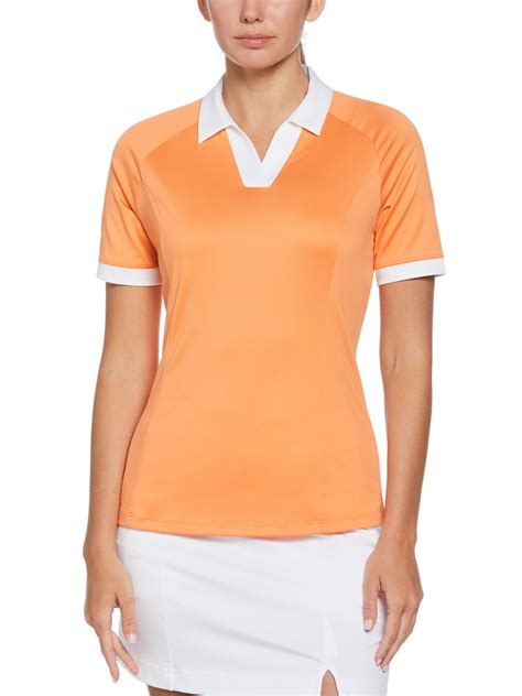 Womens Color Block V-Placket Golf Polo | Callaway Apparel