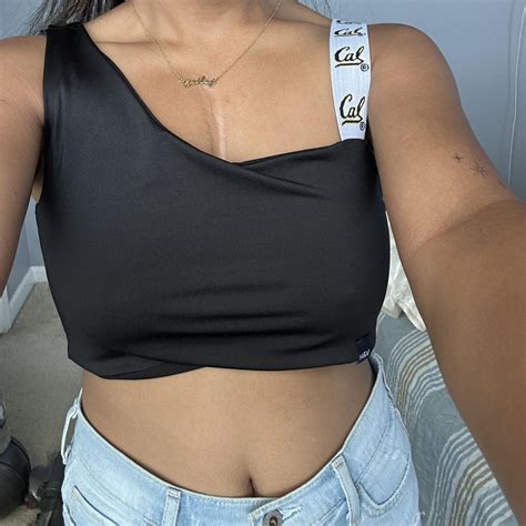 UC BERKELEY!!! Cal Berkeley Merch!!! Black crop top... - Depop