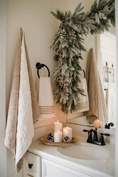 15 Festive Christmas Bathroom Decor Ideas You'll Love