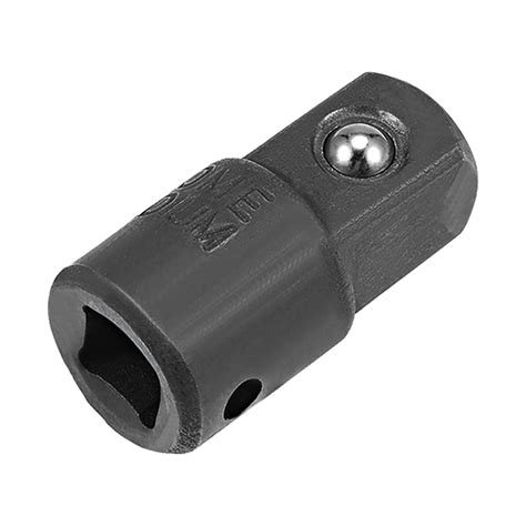 Uxcell 1/4" x 3/8" Female to Male Drive (F) x (M) Socket Adapter Chrome ...