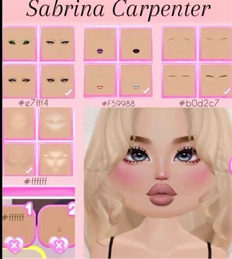 Sabrina carpenter face dti in 2025 | Dress to impress, Fashion dress up ...