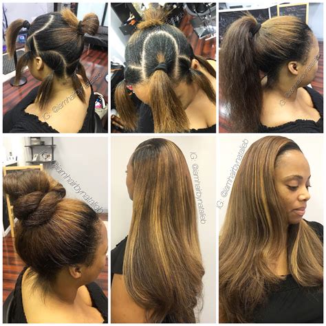 Now THIS is a Versatile Sew-In!😍 | Sew in weave hairstyles, Weave ...