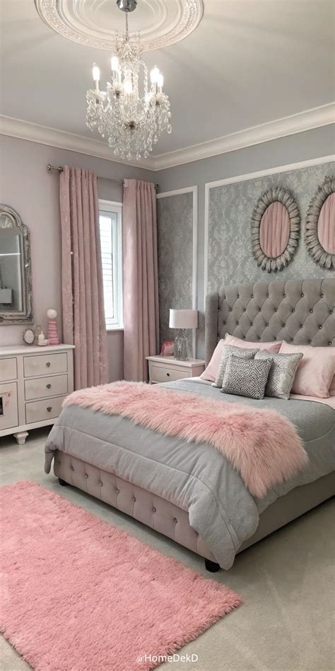 Glam Pink and Grey Bedroom Ideas for a Cozy & Chic Makeover | Room ...