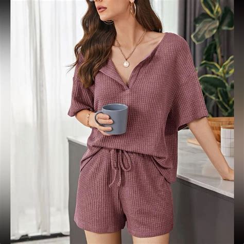 Lounge Set | Waffle knit top, Waffles, Knit top