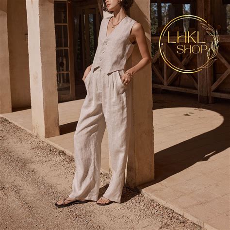 Linen Vest for Women, Short Vest, Loose Linen Vest, Linen Waistcoat ...