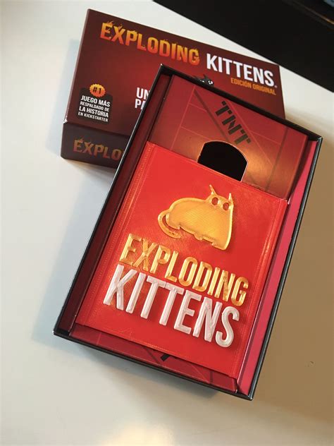 STL file CAJA EXPLODING KITTENS BOARD GAME 🤯 (GCODE)・3D printing idea ...