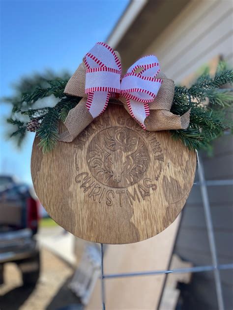 Door Hanger Western Door Hanger Holiday Door Hanger Christmas Door ...