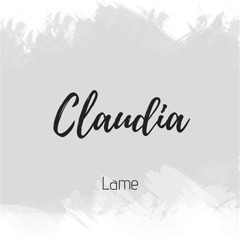 Claudia | Names with meaning, Name inspiration, Meaningful names