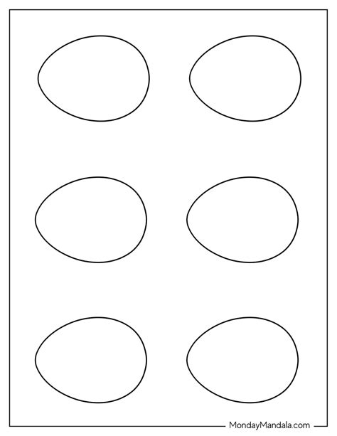 Egg Template Printable