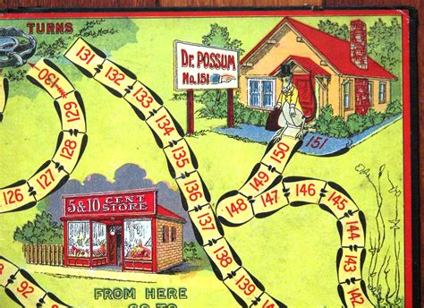 1916 Uncle Wiggily Game, Milton Bradley Co, USA - tomsk3000