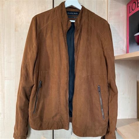 Zara suede jacket - Depop