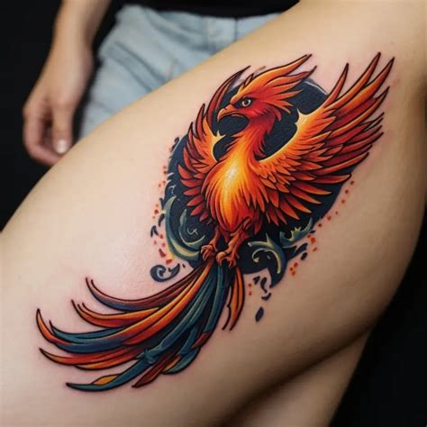 Phoenix Bird Tattoos: Meaning, Significance (100 Designs) - HBTat2