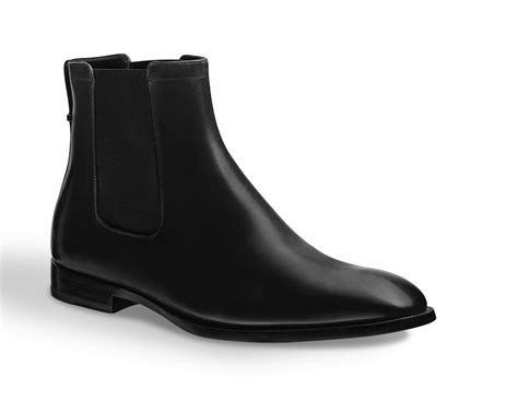 Handmade Mens Fashion Black Ankle Chelsea Leather Boots, Men's Black ...
