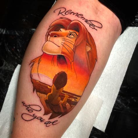 No photo description available. | Tatuajes rey leon, Tatuajes disney ...