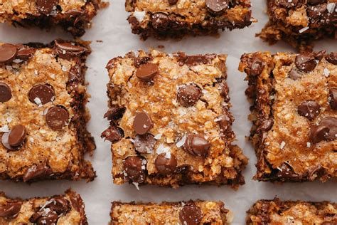 Healthy Chocolate Chip Oatmeal Bars - The Whole Cook