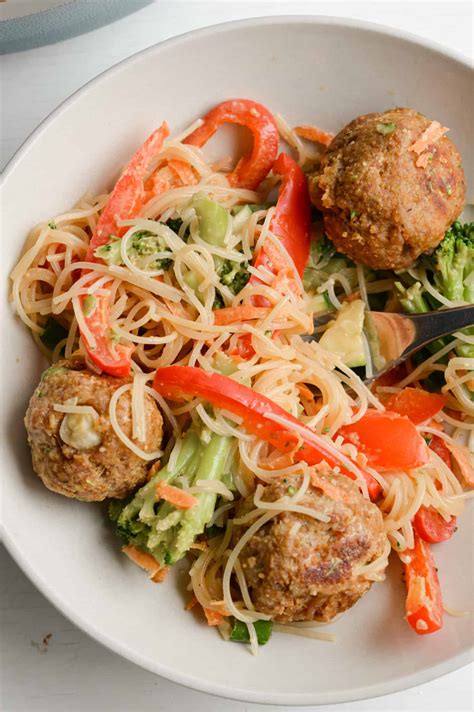 Ginger Ground Chicken Meatballs - Nourished by Nic