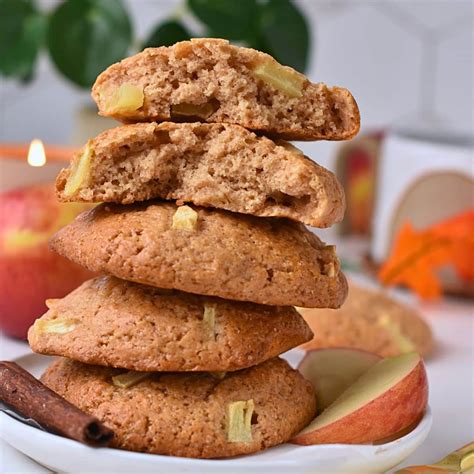 Applesauce Cookies (No Eggs,10 Min Prep) - The Conscious Plant Kitchen