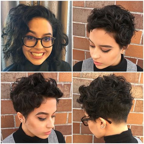 Curly Hair Pixie Cut Before And After - POPULAR MEN'S HAIRCUTS