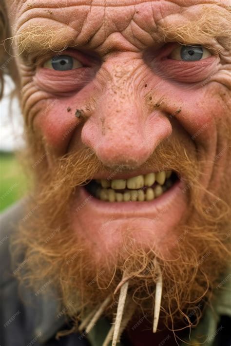 Premium Photo | Portrait of an old man with a beard and mustache