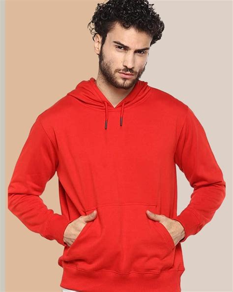 Mens Red Roots Hoodie at Jonathan Baylee blog