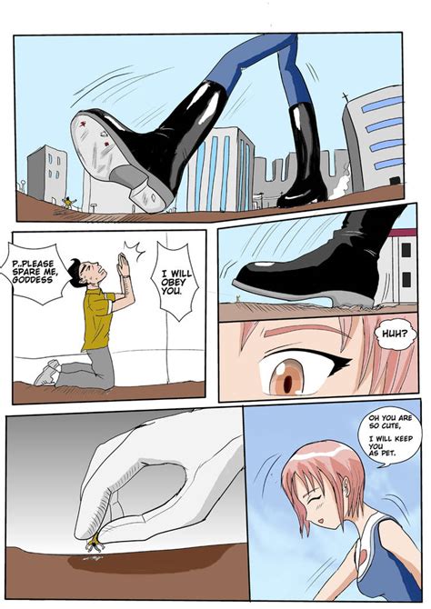 You confront the giantess in this picture http://www.flickr.com/photos ...