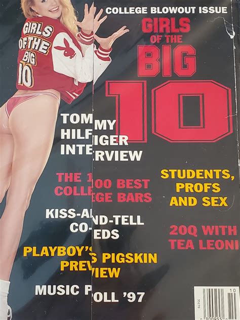 PLAYBOY Magazine 1997 Oct Nov. Girls of Big 10, Suzen Johnson ...