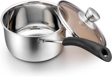 Amazon.com: Revere Line 2-Quart Covered Saucepan: Home & Kitchen