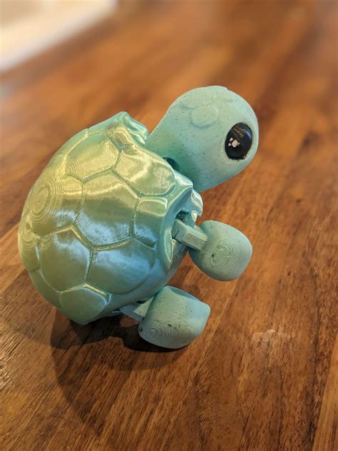 3D printed Turtle Flexi • made with Bambu Lab X1 Carbon・Cults