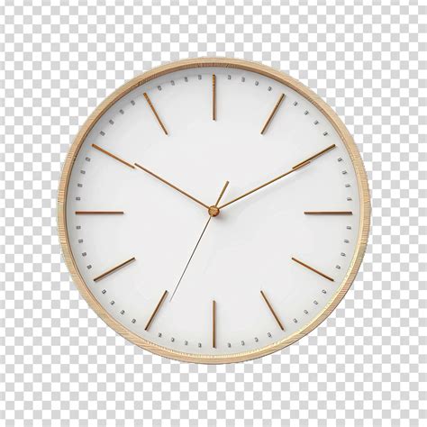 Premium PSD | A clock on a transparent background with a time of 1 30