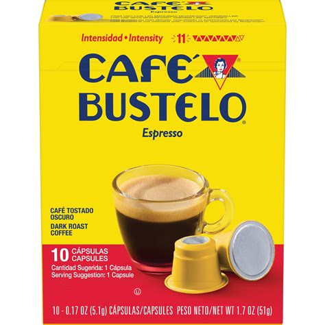Café Bustelo Espresso Capsules, 10 Count - Walmart.com - Walmart.com