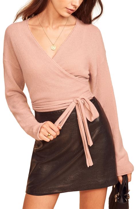 Reformation Cashmere Wrap Sweater | Nordstrom | Cashmere wrap sweater ...