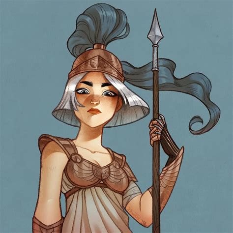 Athena, goddess of wisdom, strength and strategy🦉 #athena #mythology # ...