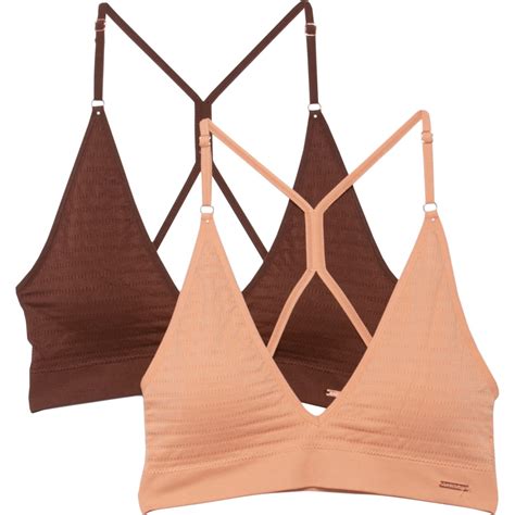 Danskin Seamless High Apex Strappy Bralettes - 2-Pack - Save 58%