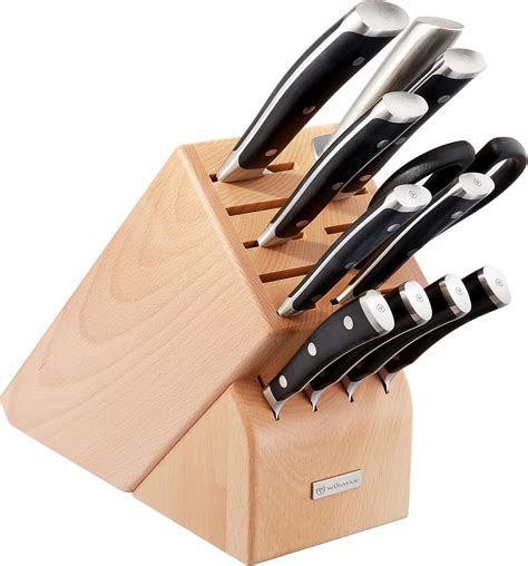 Amazon.com: WÜSTHOF CLASSIC IKON Twelve Piece Knife Block Set | 12 ...