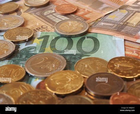 Euro banknotes and coins (EUR), currency of European Union Stock Photo - Alamy
