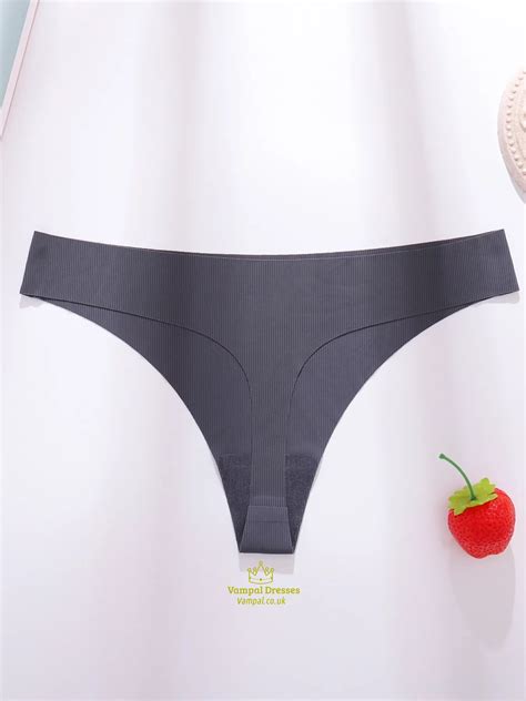 Mixed Color B 6Pcs/Set Xs-L Womeny Thong Panties Pack Lingerie 6 Solid ...