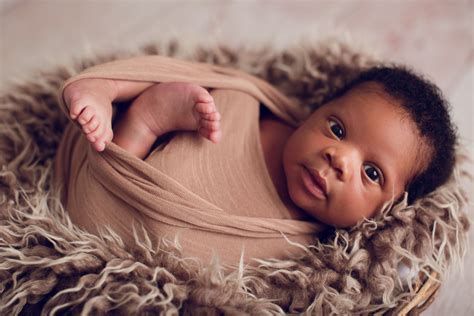 Newborn Black Baby Boy Photography