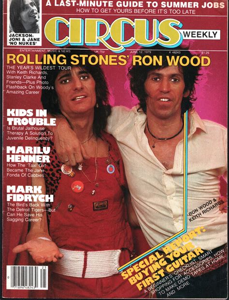 Circus 06/1979 Ron Wood Mark Fidrych Marilu Henner Taxi Driver movie ...