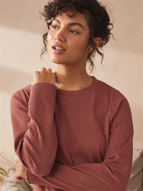 Buy Rosewood Spot 100% Cotton Long Sleeve Pyjamas from the Next UK ...