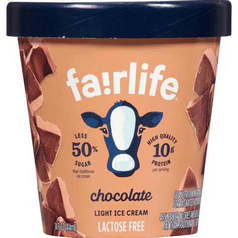fairlife Ice Cream, Light, Chocolate (14 fl oz) Delivery or Pickup Near ...