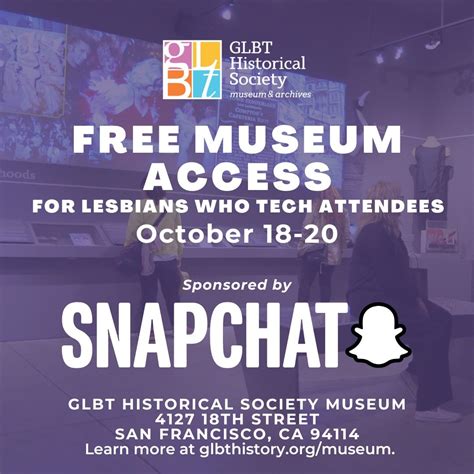 Free Museum Access for Lesbians Who Tech Attendees — GLBT Historical ...