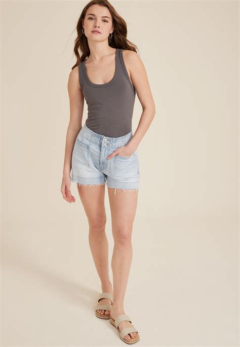 m jeans by maurices™ Curvy Sculptress High Rise A Line 3.5in Short ...