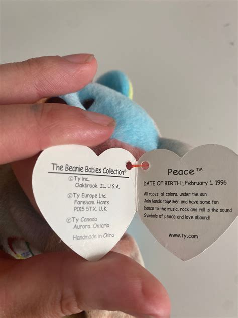 Peace Beanie Babies 1996 RARE in MINT Condition - Etsy