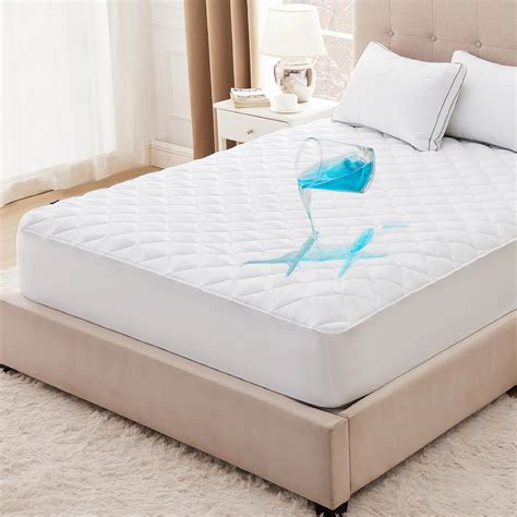 Amazon.com: Bedsure Waterproof Mattress Pad Twin Size, Quilted Mattress ...