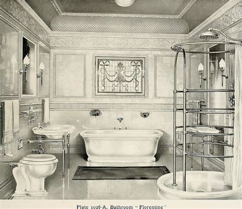 20 elegant antique bathrooms from the 1900s: Sinks, tubs, tile & decor ...